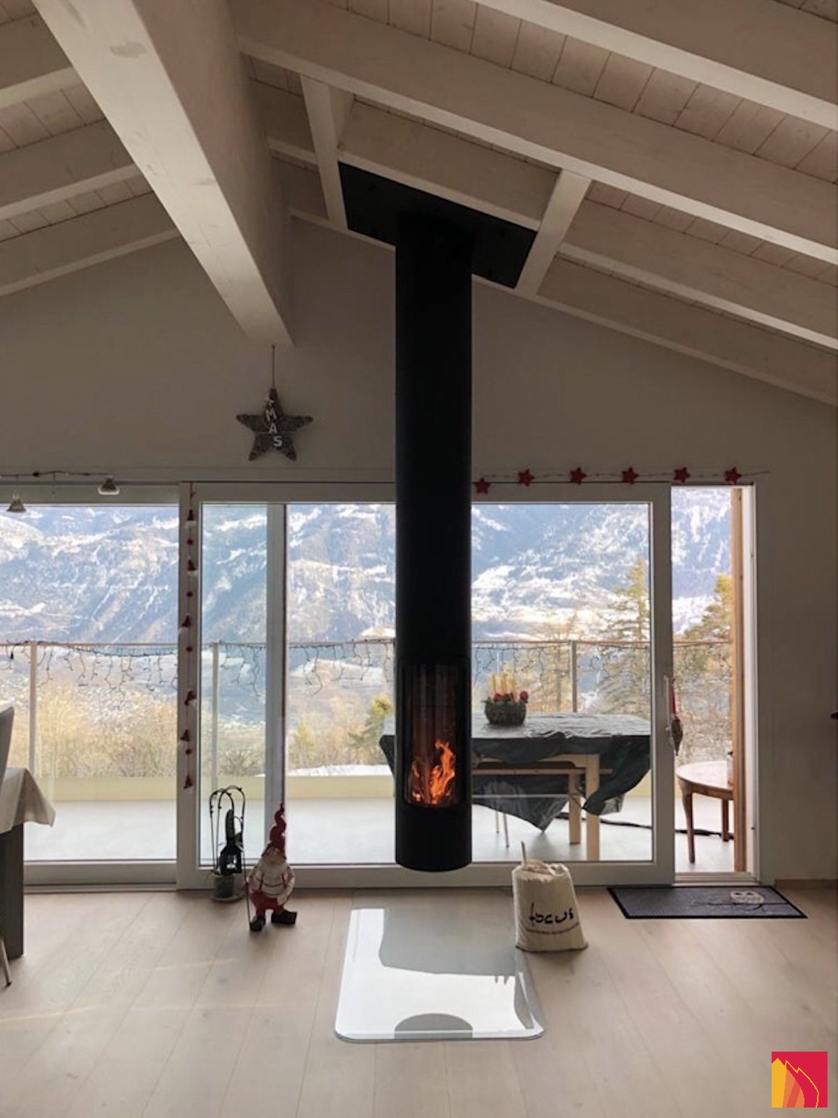 Foco suspendido Chimenea Slimfocus - Carron-Lugon