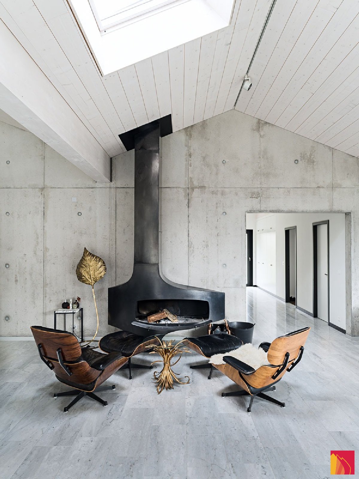 Foco de la chimenea Heterofocus 1400 - Carron-Lugon