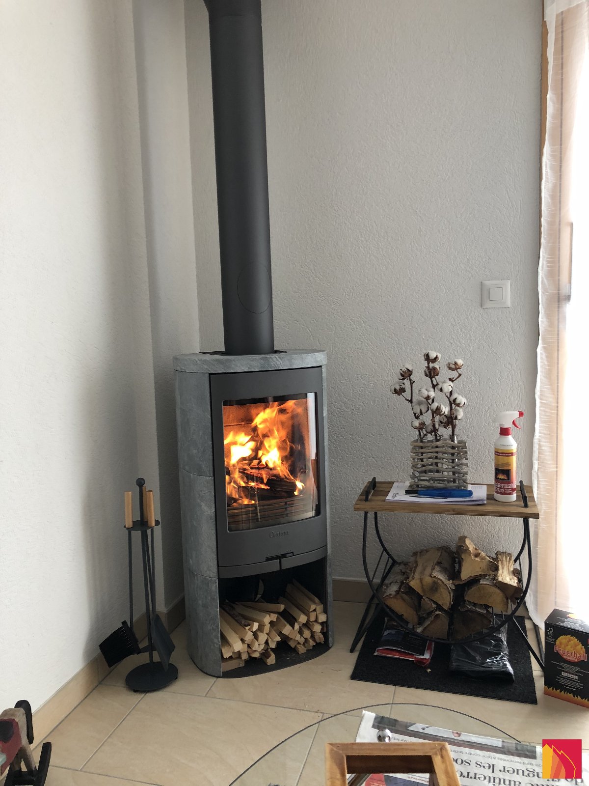 Estufa de leña Contura 820T - Carron-Lugon