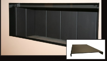 Schwarzer Stahl innen