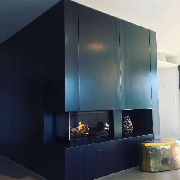 Atraflam 16/9th corner fireplace 800 VL - Carron-Lugon