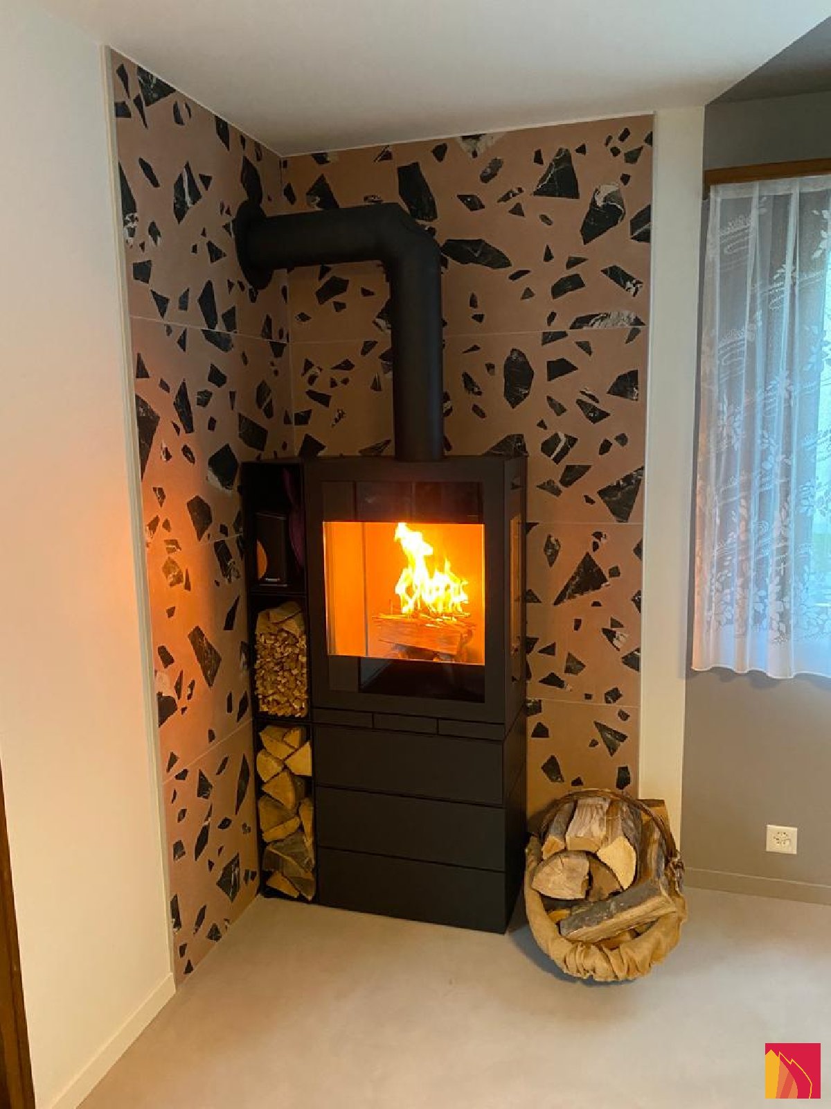 Estufa de leña Skantherm Elements 603 2s - Carron-Lugon