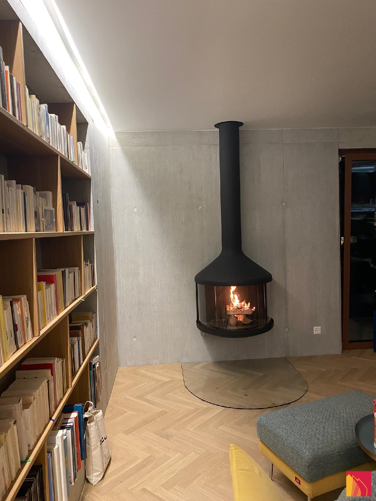 Chimenea de pared Focus Hubfocus - Carron-Lugon
