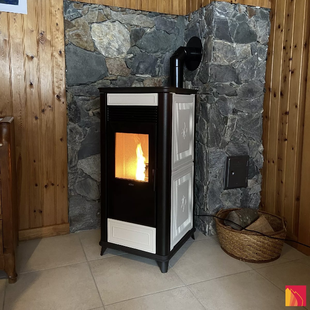 Estufa de pellets Klover Clase 90 - Carron-Lugon