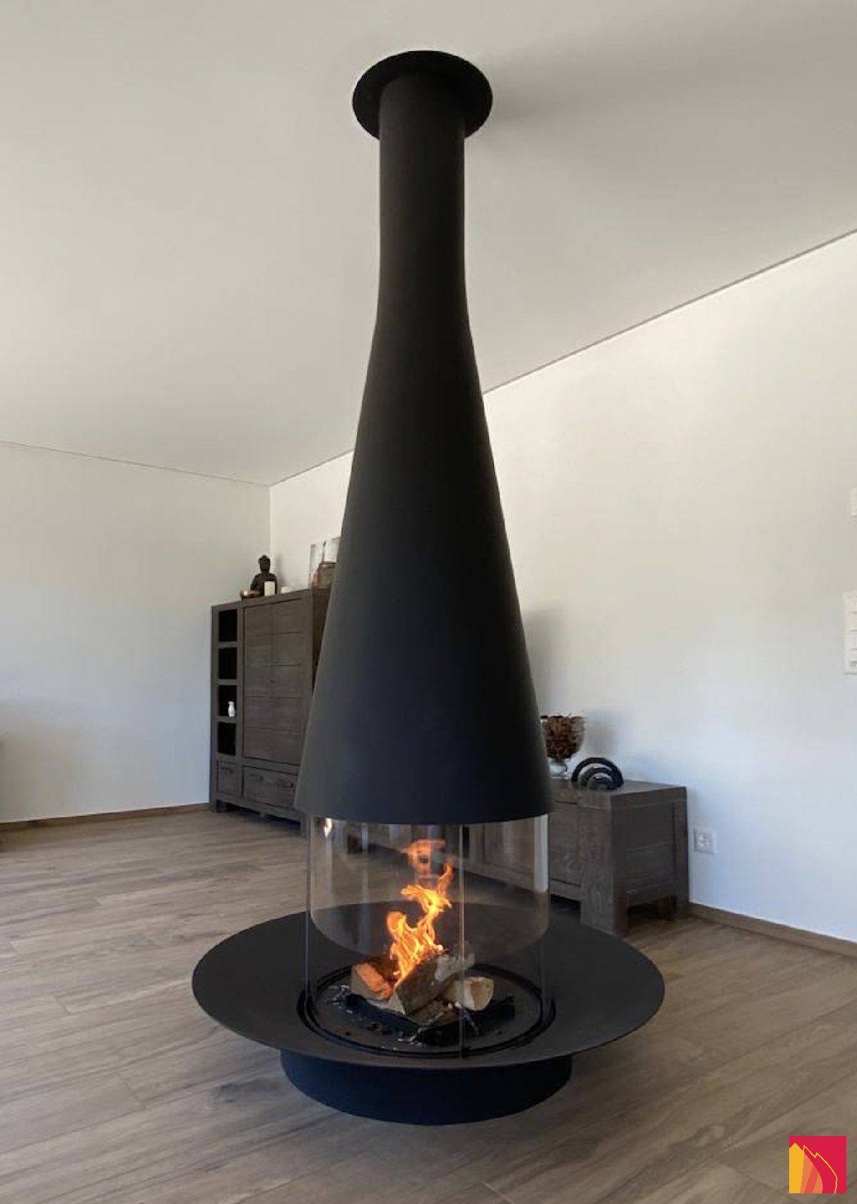 Foco de chimenea Filiofocus central 1600 - Carron-Lugon