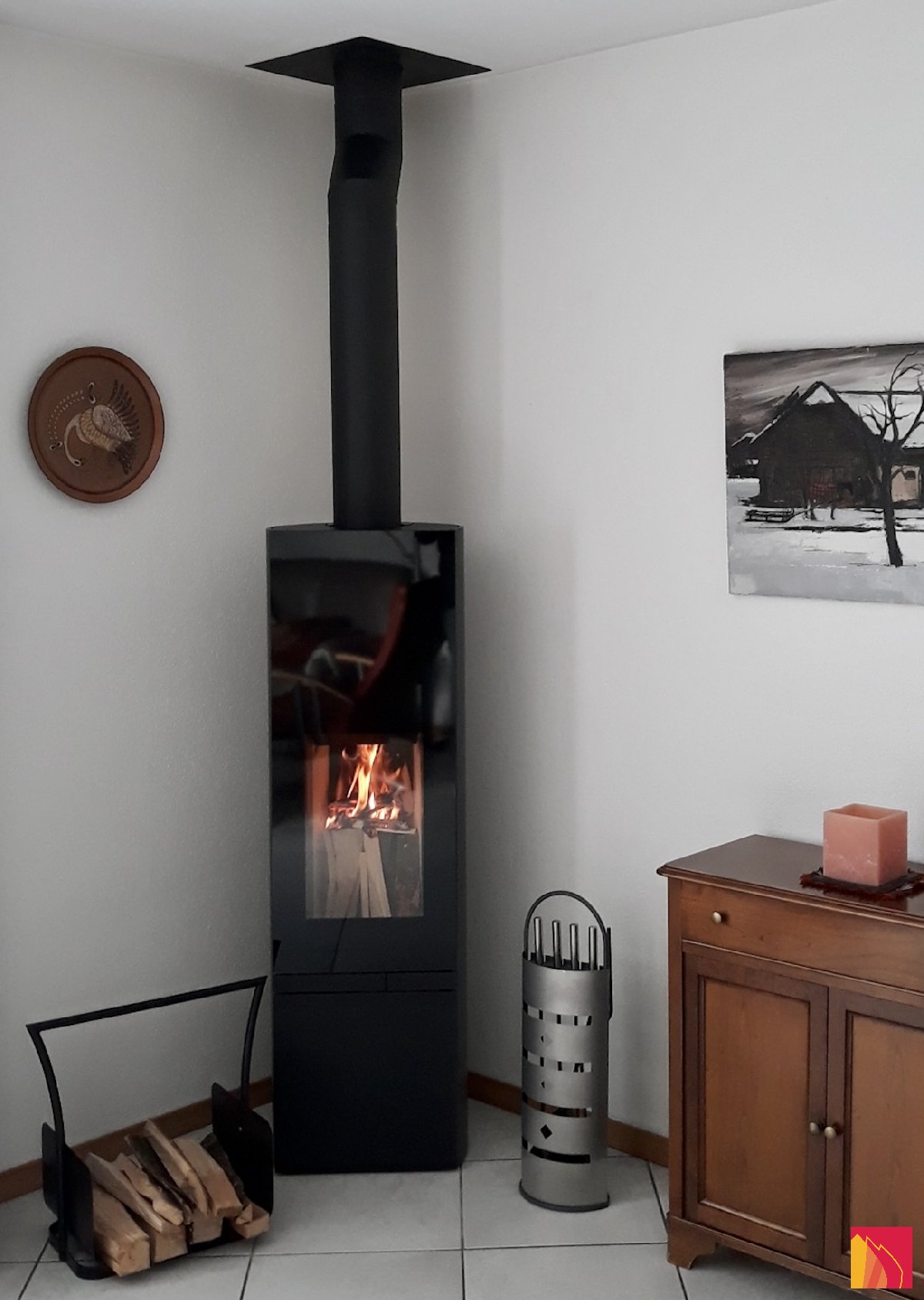 Estufa de leña Tonwerk T-Two Swing - Carron-Lugon