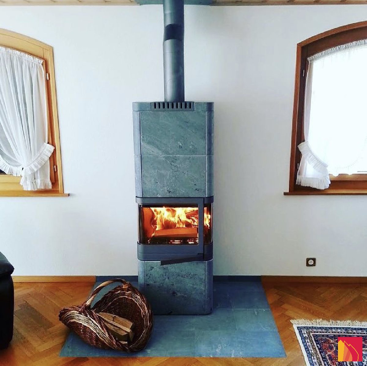 Estufa de leña Contura 26T versión alta - Carron-Lugon