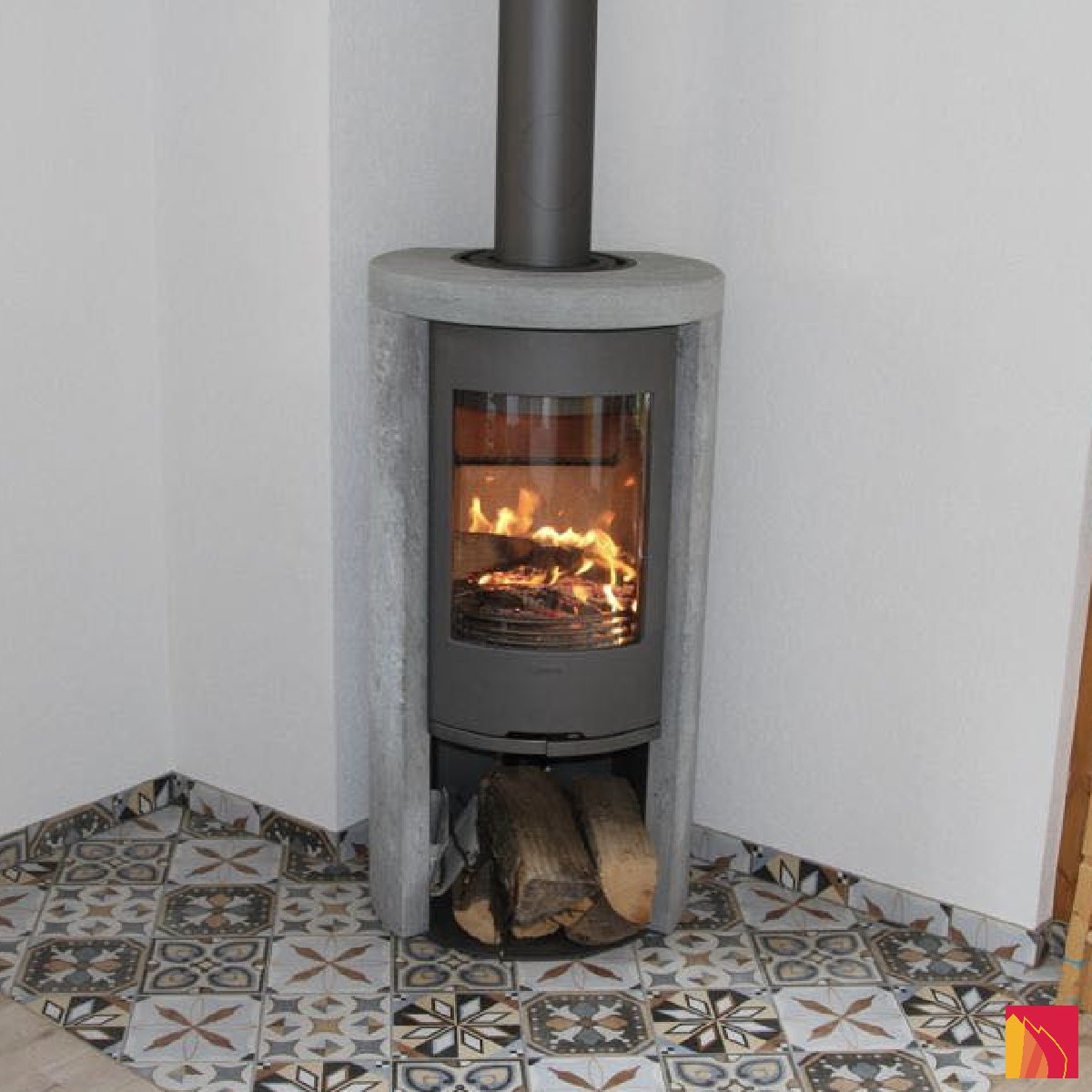 Estufa de leña Contura 520T - Carron-Lugon
