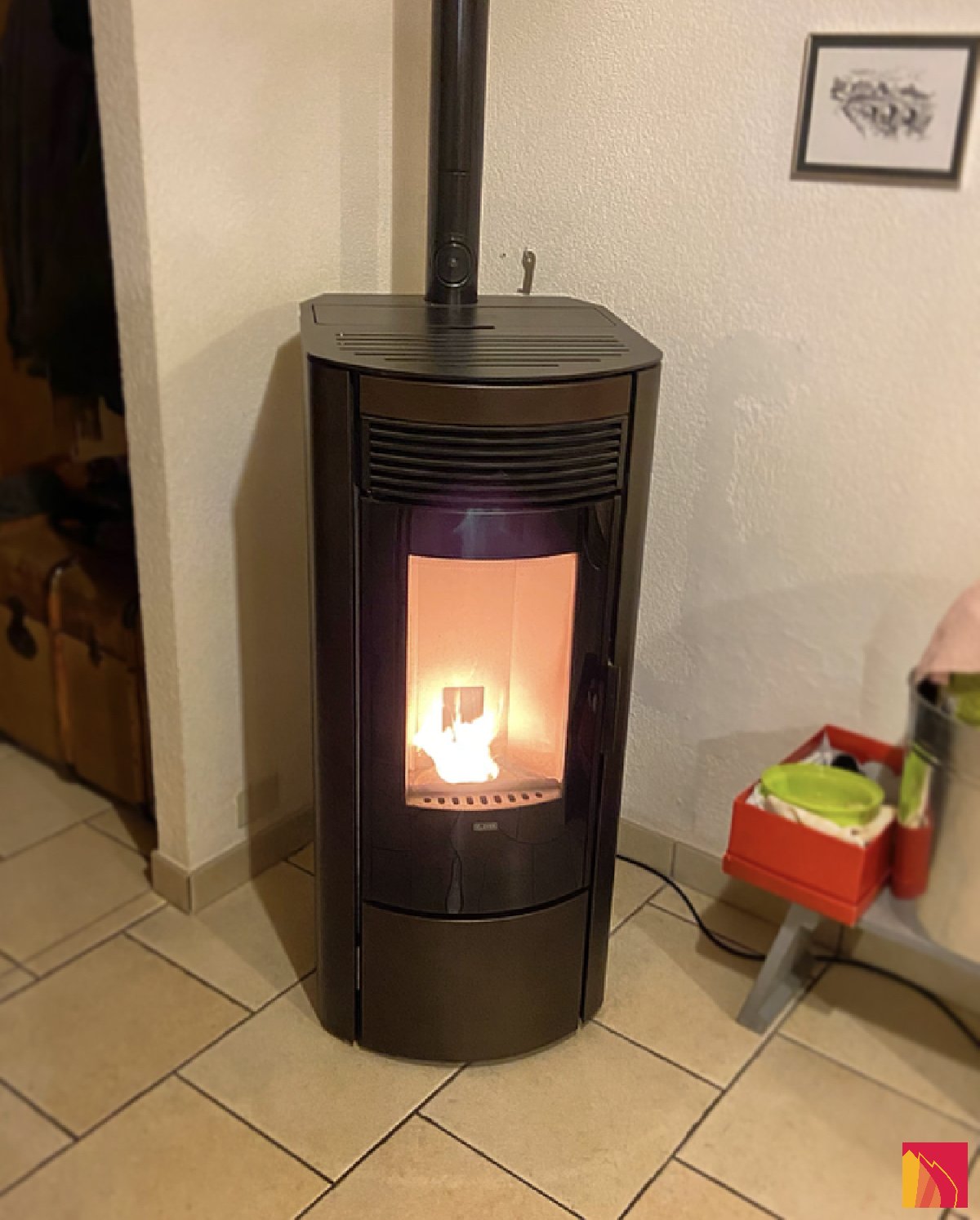 Estufa de pellets Klover Rea 100 - Carron-Lugon