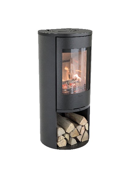 Contura 510 schwarz - Tür aus Gusseisen, Deckplatte aus Gusseisen
