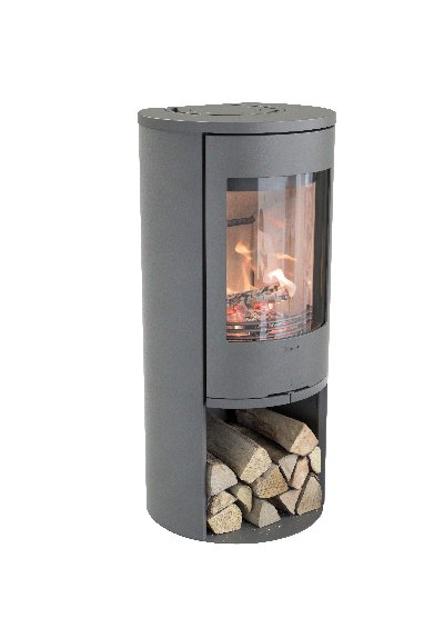 Contura 510 grau - Tür aus Gusseisen, Deckplatte aus Gusseisen