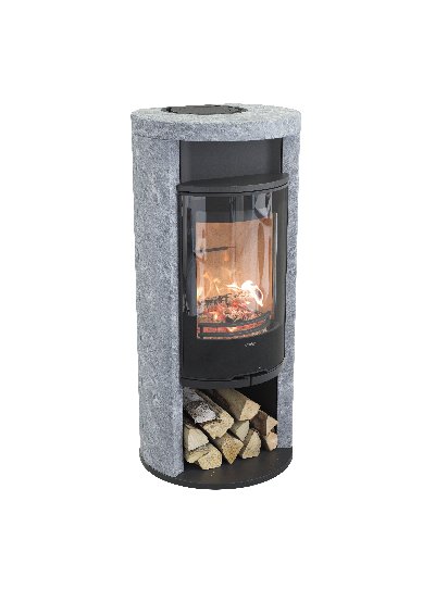 Contura 620T noir - Porte en verre