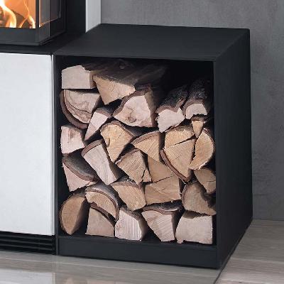 Regal zur Lagerung von Holz