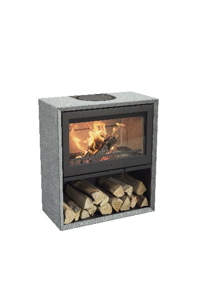 Contura 320T with cast-iron door