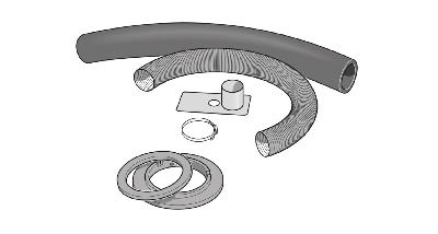 External air supply kit for swivel table