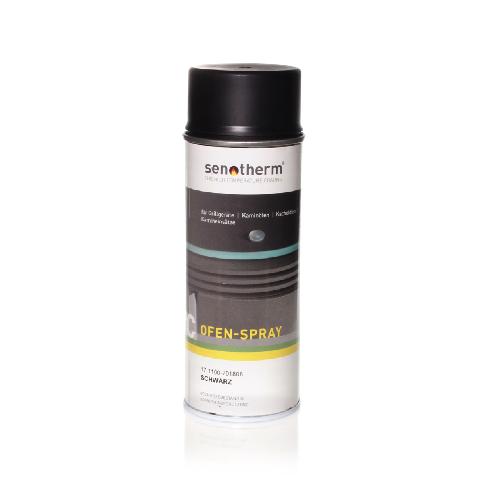 Spray peinture haute température pour cheminées, poêles et inserts - Noir mat - Carron-Lugon