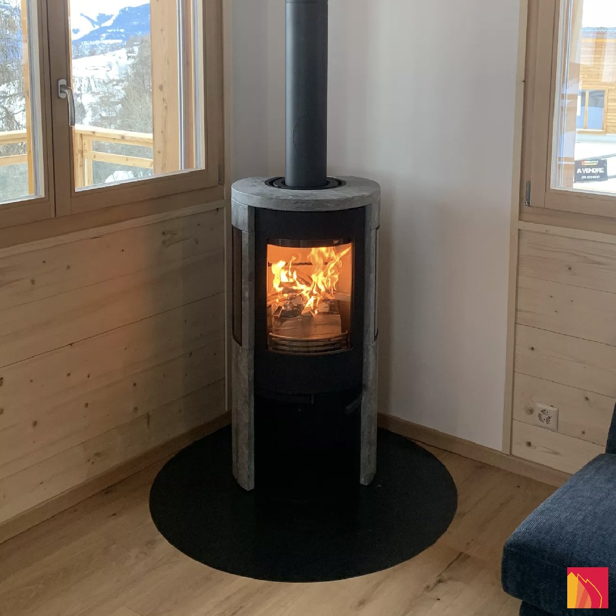 Estufa de leña Contura 556T - Carron-Lugon