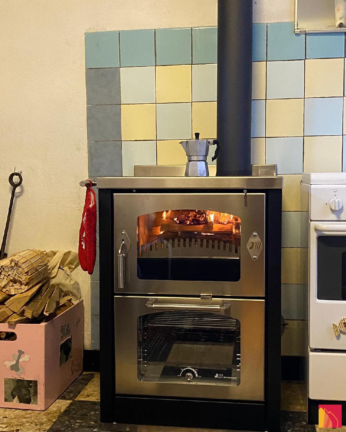 Cocina de leña De Manincor Domino D6 Maxi - Carron-Lugon