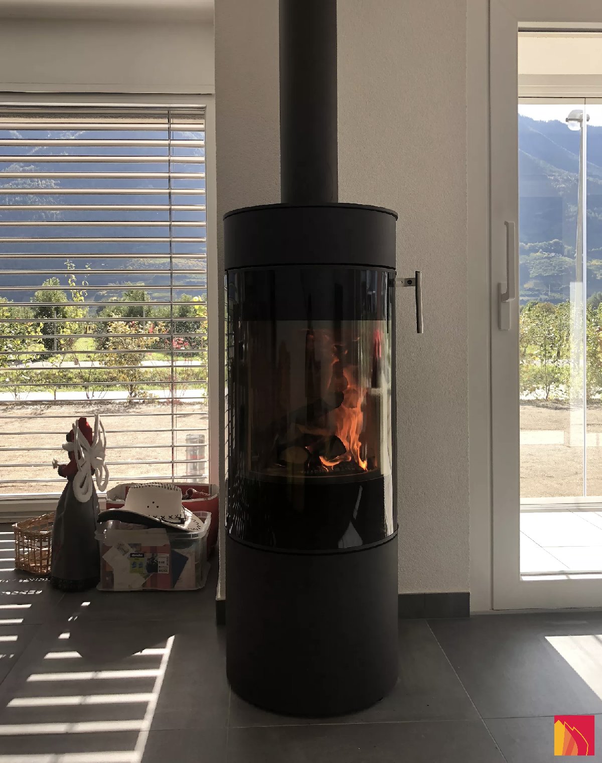 Estufa de leña Attika Viva 120L - Carron-Lugon