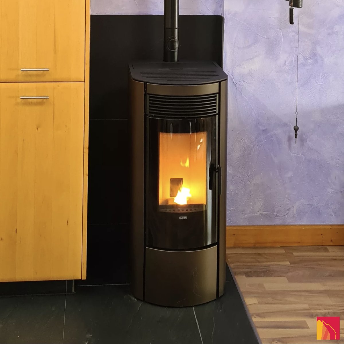 Estufa de pellets Klover Rea 100 - Carron-Lugon