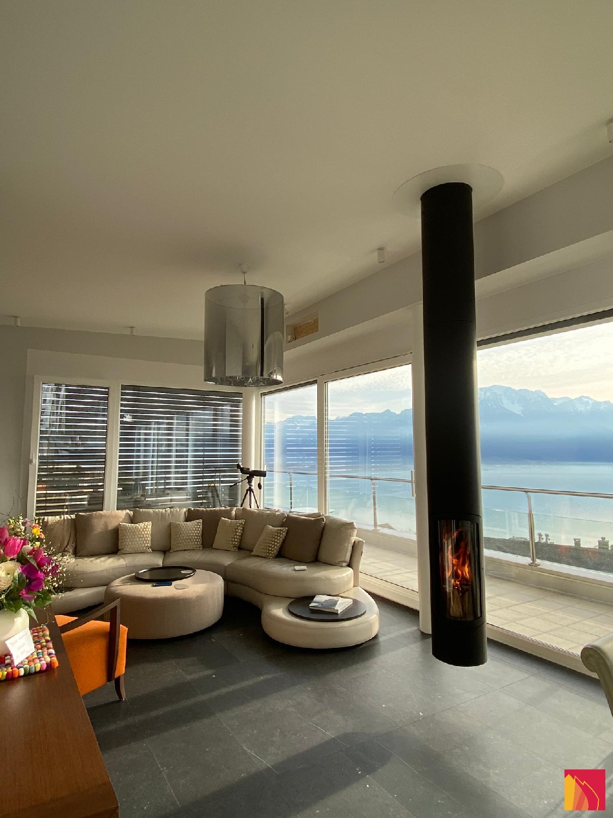 Foco Chimenea suspendida Slimfocus - Carron-Lugon
