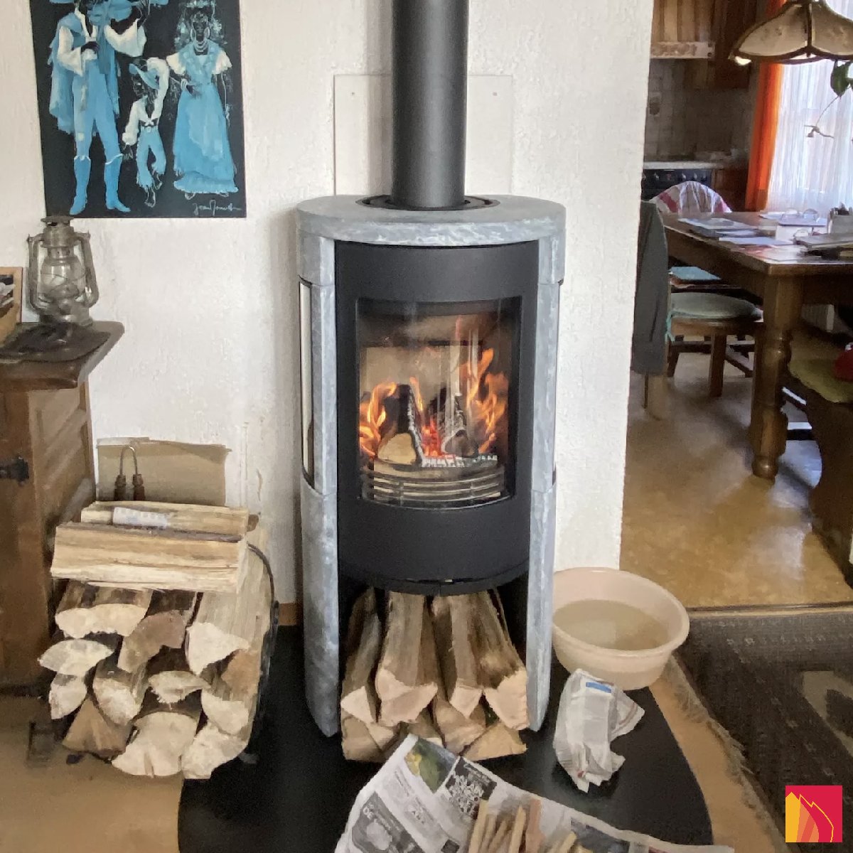 Estufa de leña Contura 556T - Carron-Lugon