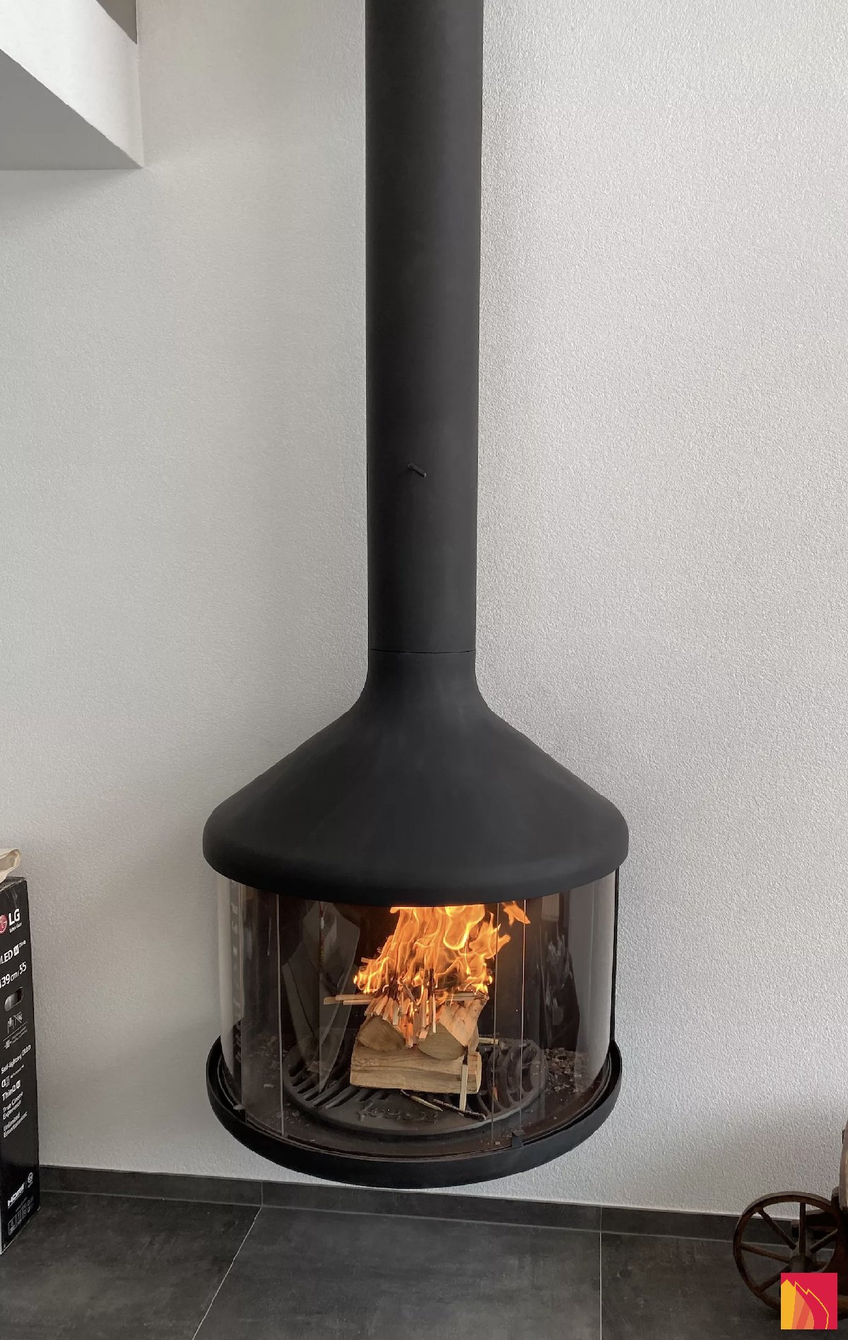 Chimenea de pared Focus Hubfocus - Carron-Lugon