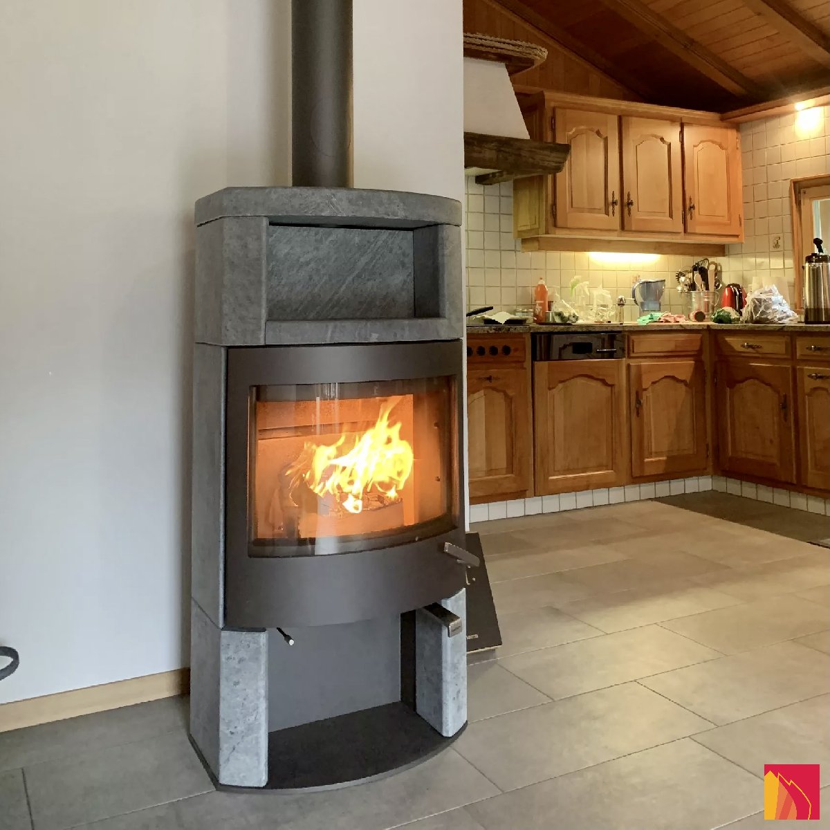 Estufa de leña Skantherm Ator+ - Carron-Lugon