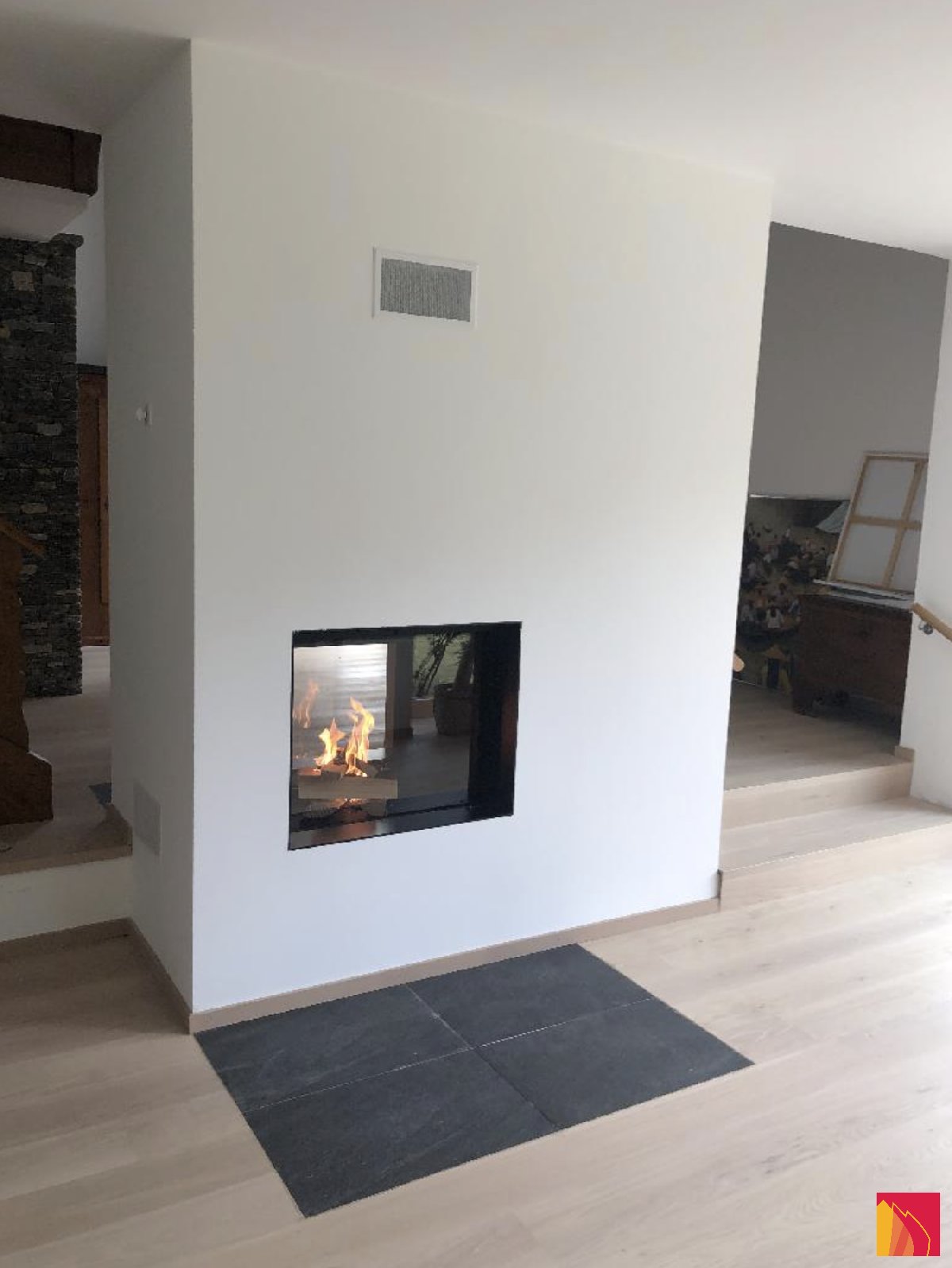 Chimenea de leña Luna Diamond 850DV - Carron-Lugon