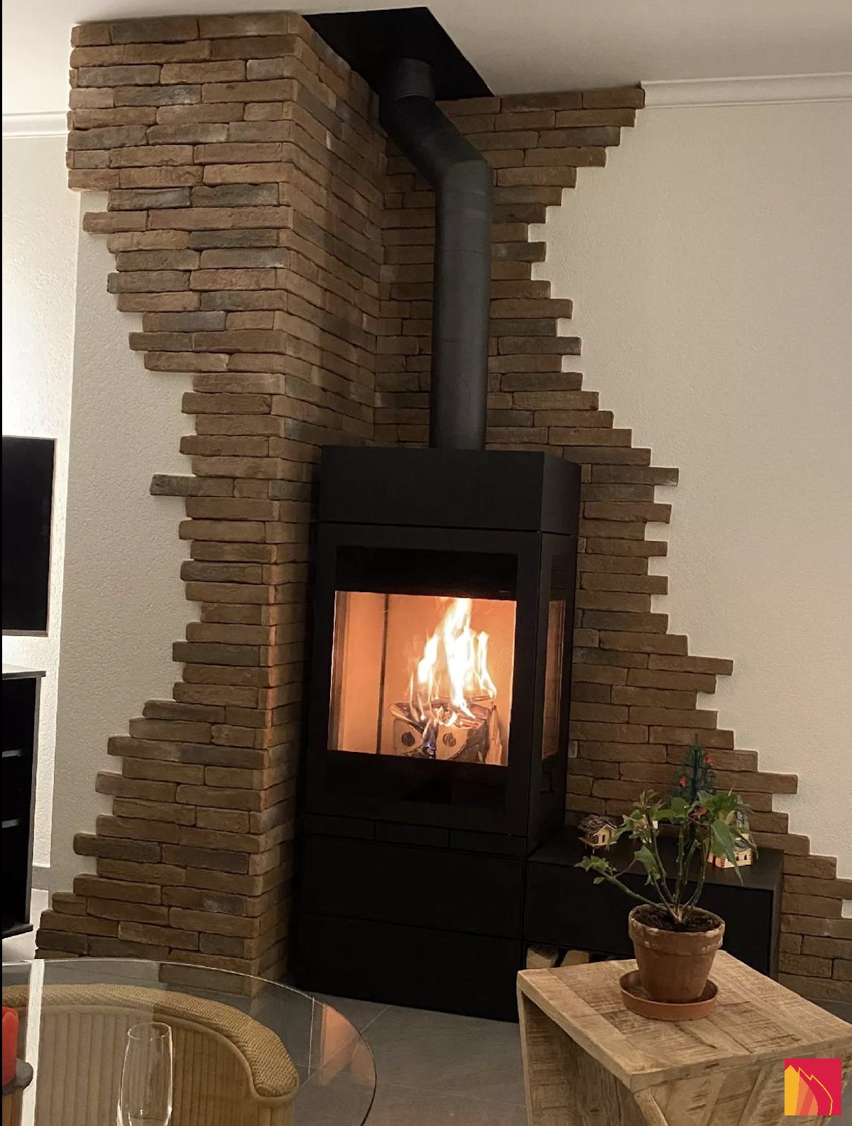 Estufa de leña Skantherm Elements 603 2S - Carron-Lugon