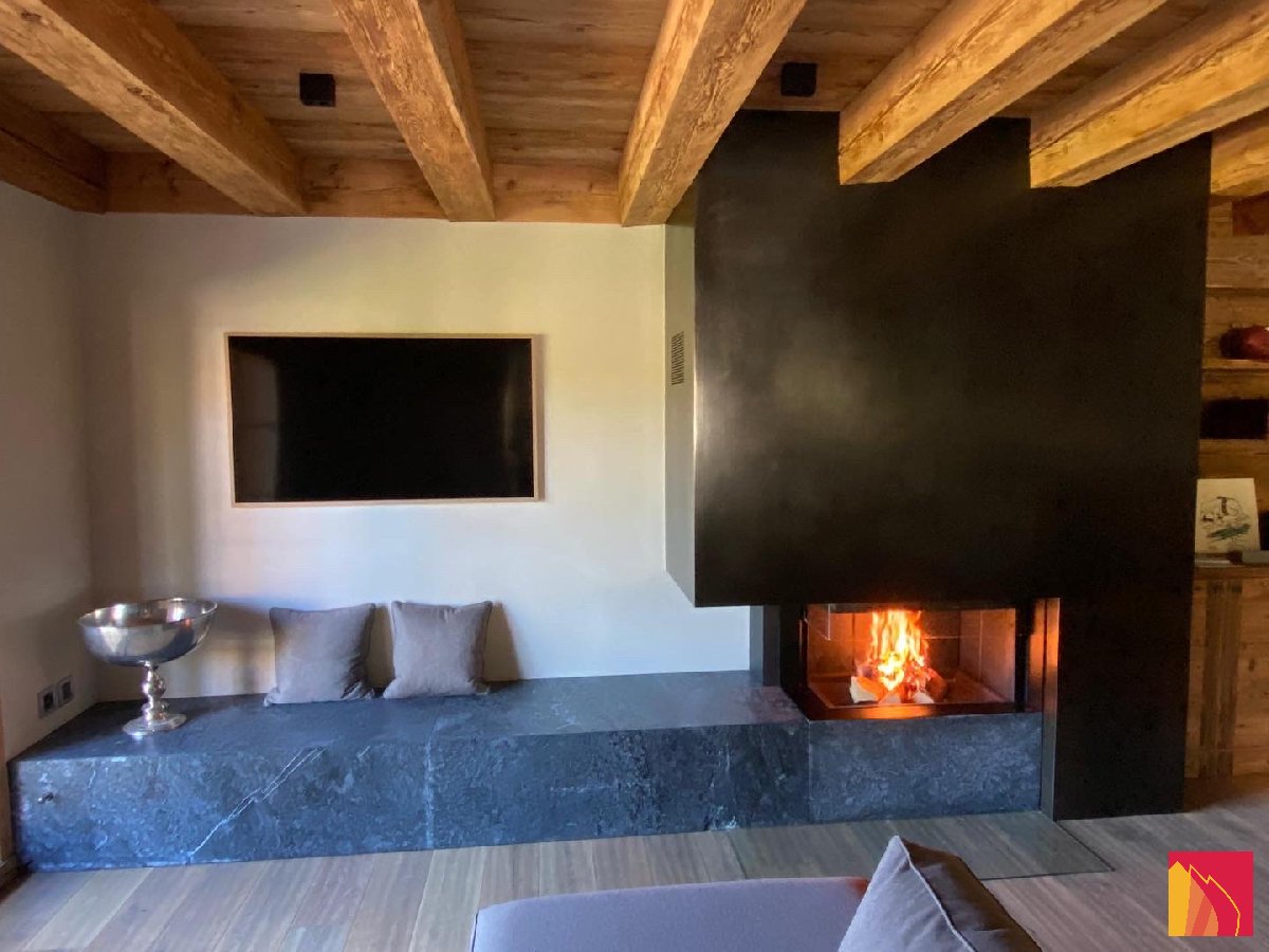 Chimenea de leña Luna Diamond 900CL - CR - Carron-Lugon