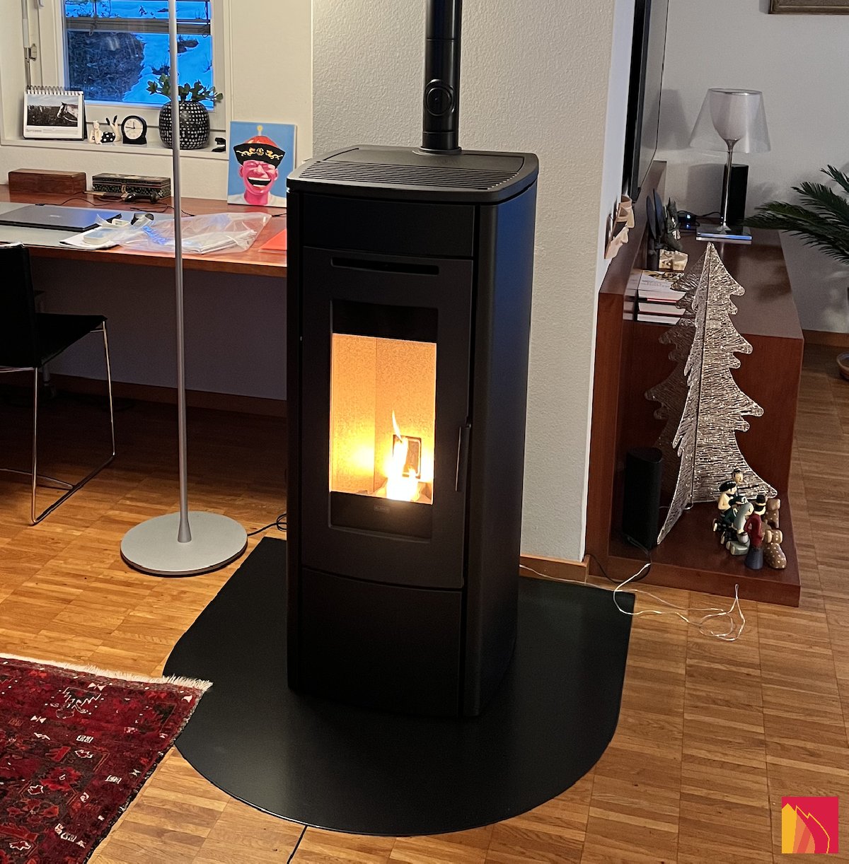 Estufa de pellets Klover Soft 100 - Carron-Lugon