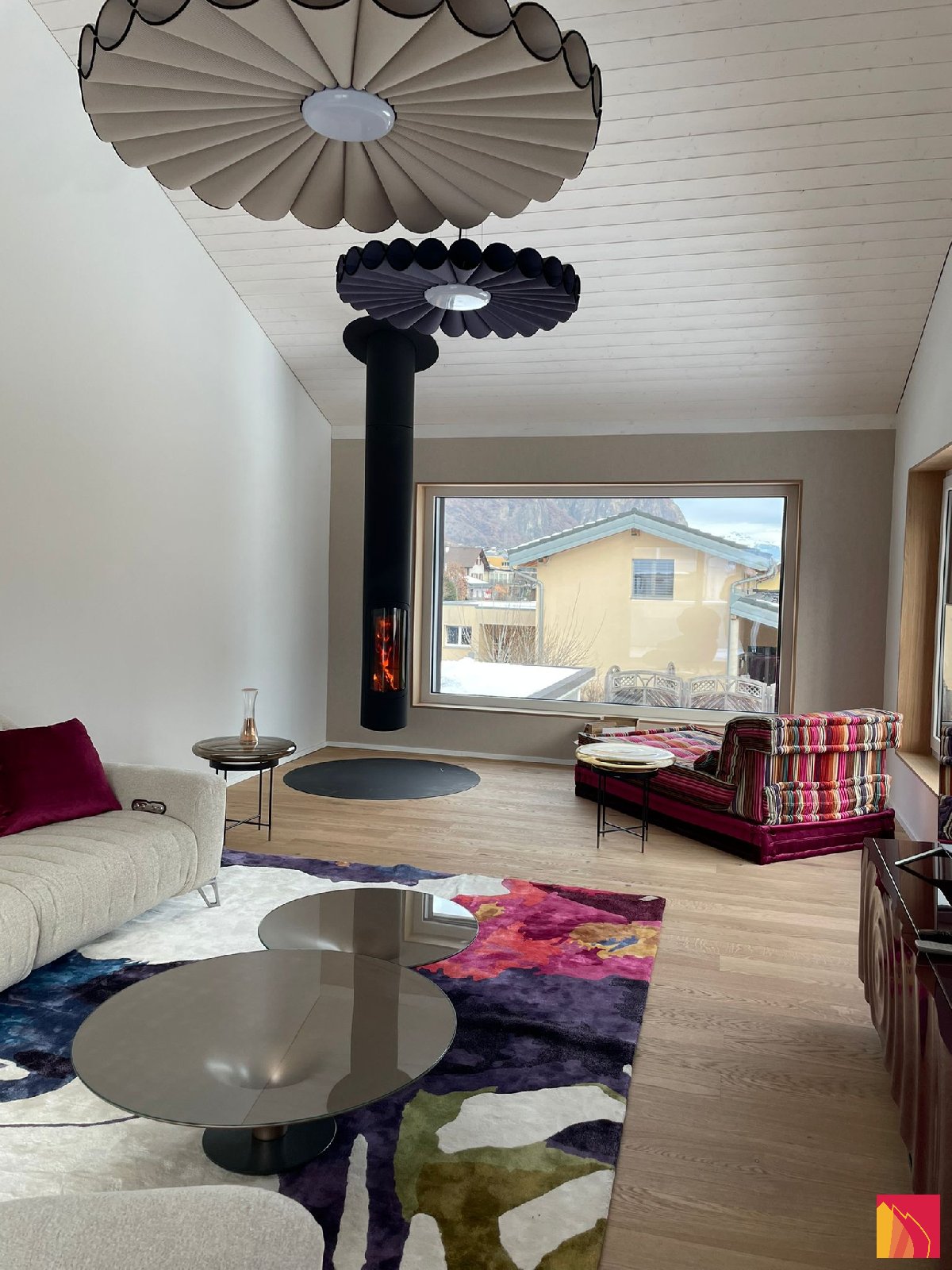 Foco Chimenea suspendida Slimfocus - Carron-Lugon