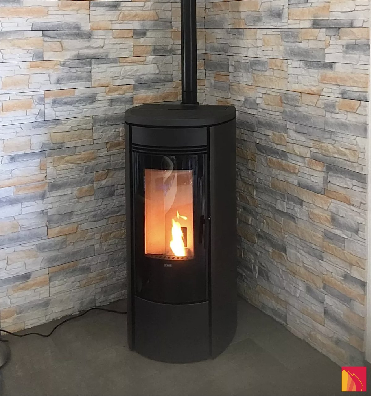 Estufa de pellets Klover Oblo - Carron-Lugon