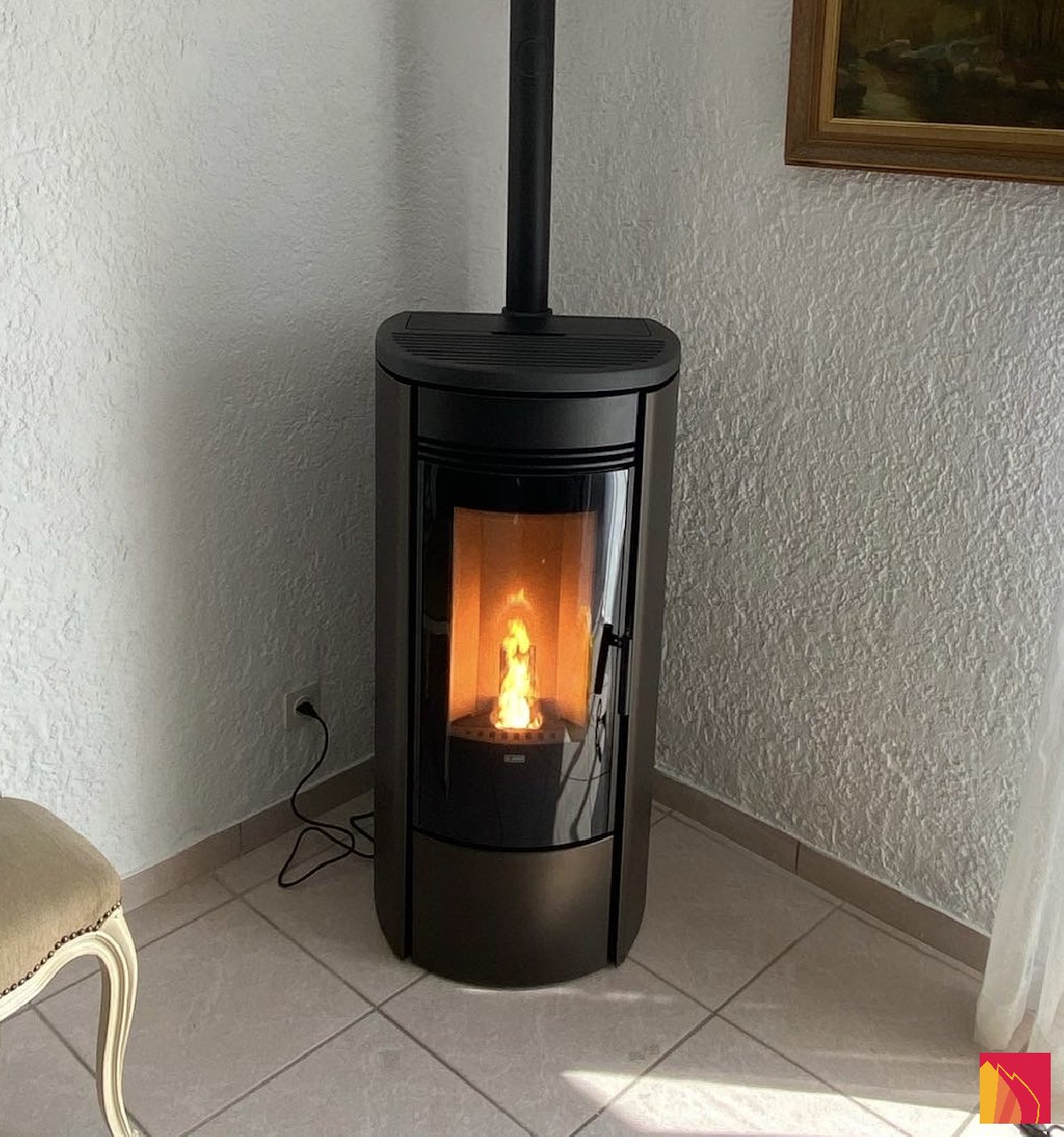 Estufa de pellets Klover Oblo - Carron-Lugon