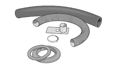 Conexão externa de ar para mesa giratória