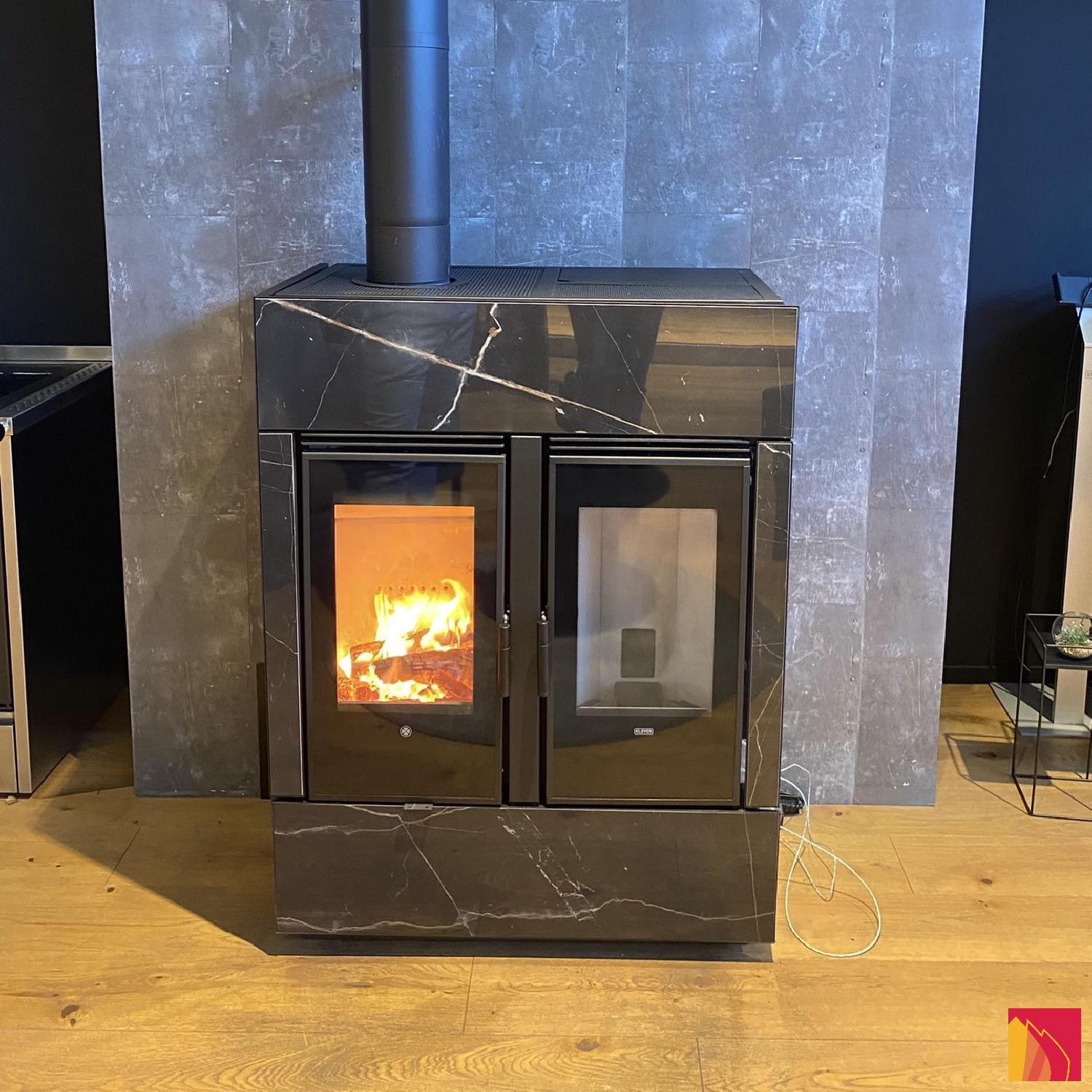 Klover DUAL AIR Gemischter Pelletofen aus Holz und Pellet