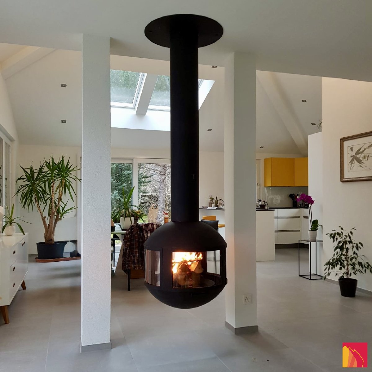 Foco de chimenea Agorafocus 630 - Carron-Lugon