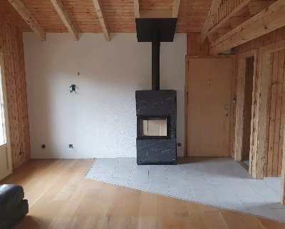 Replacing the chimney - Carron-Lugon