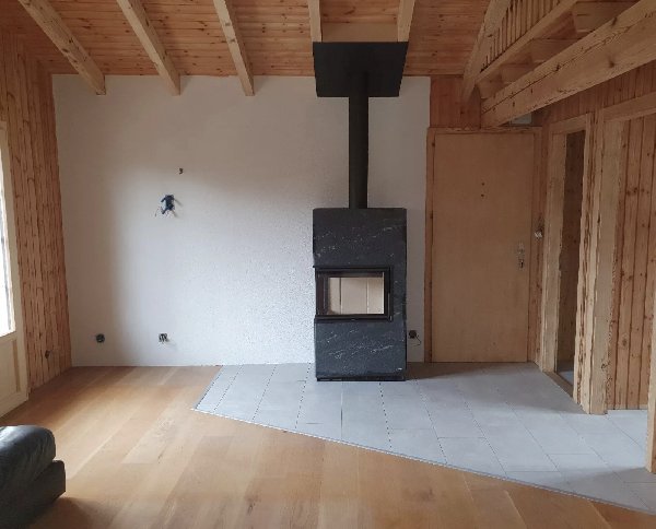 Replacing the chimney - Carron-Lugon