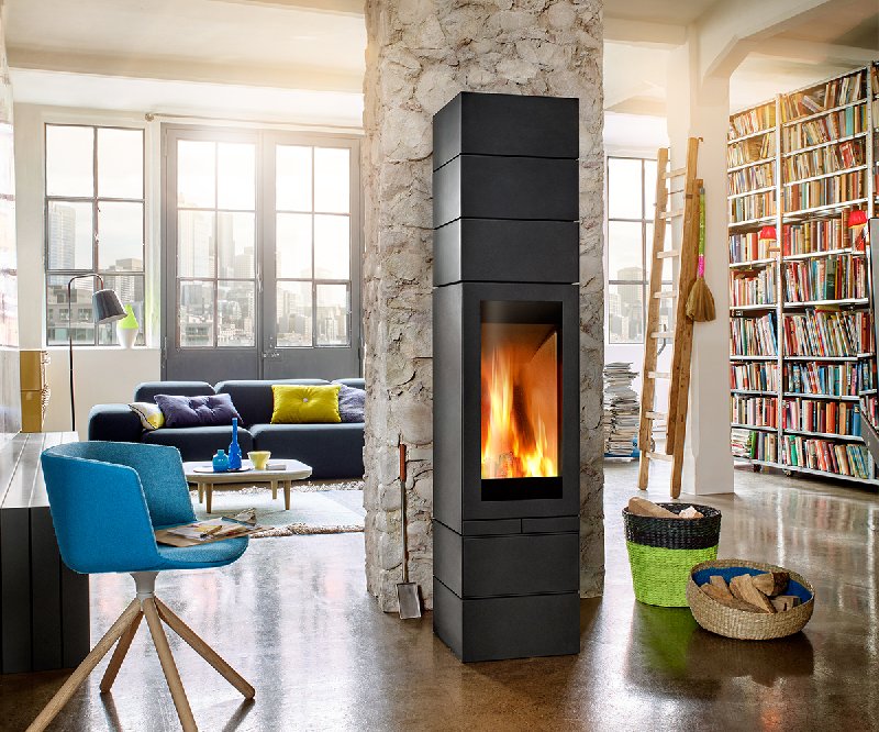 Poêle à bois Skantherm Elements 400 front