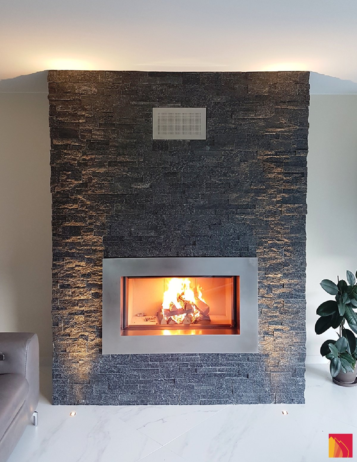 Chimenea frontal Attika Pure 85 - Carron-Lugon