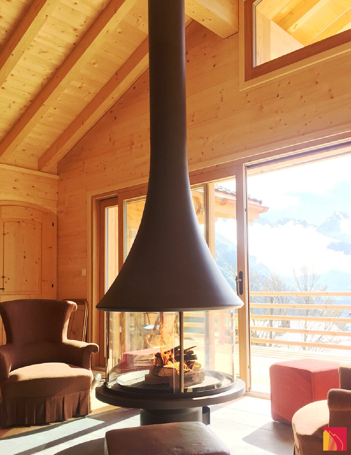 Chimenea colgante JC Bordelet - Carron-Lugon